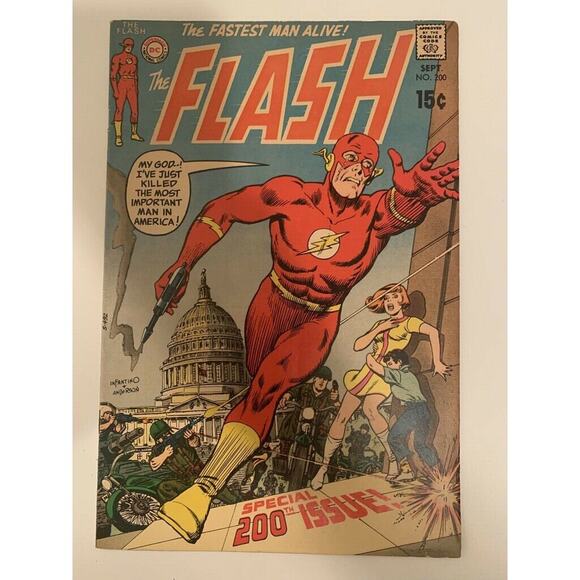 The Flash Special No. 200 - Fastest Man Alive! DC Comic Book Collector's Issue - Picture 1 of 5